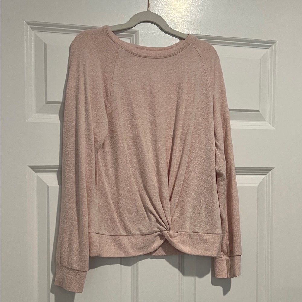 Zella Kids Pink Knotted Sweater
